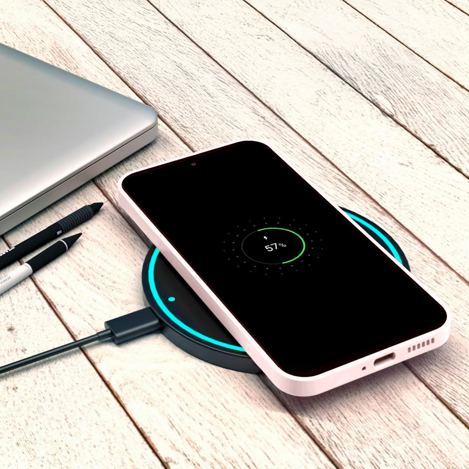 alkaya. | LUCID Silikon Case kompatibel mit Magsafe pink, Samsung S23+