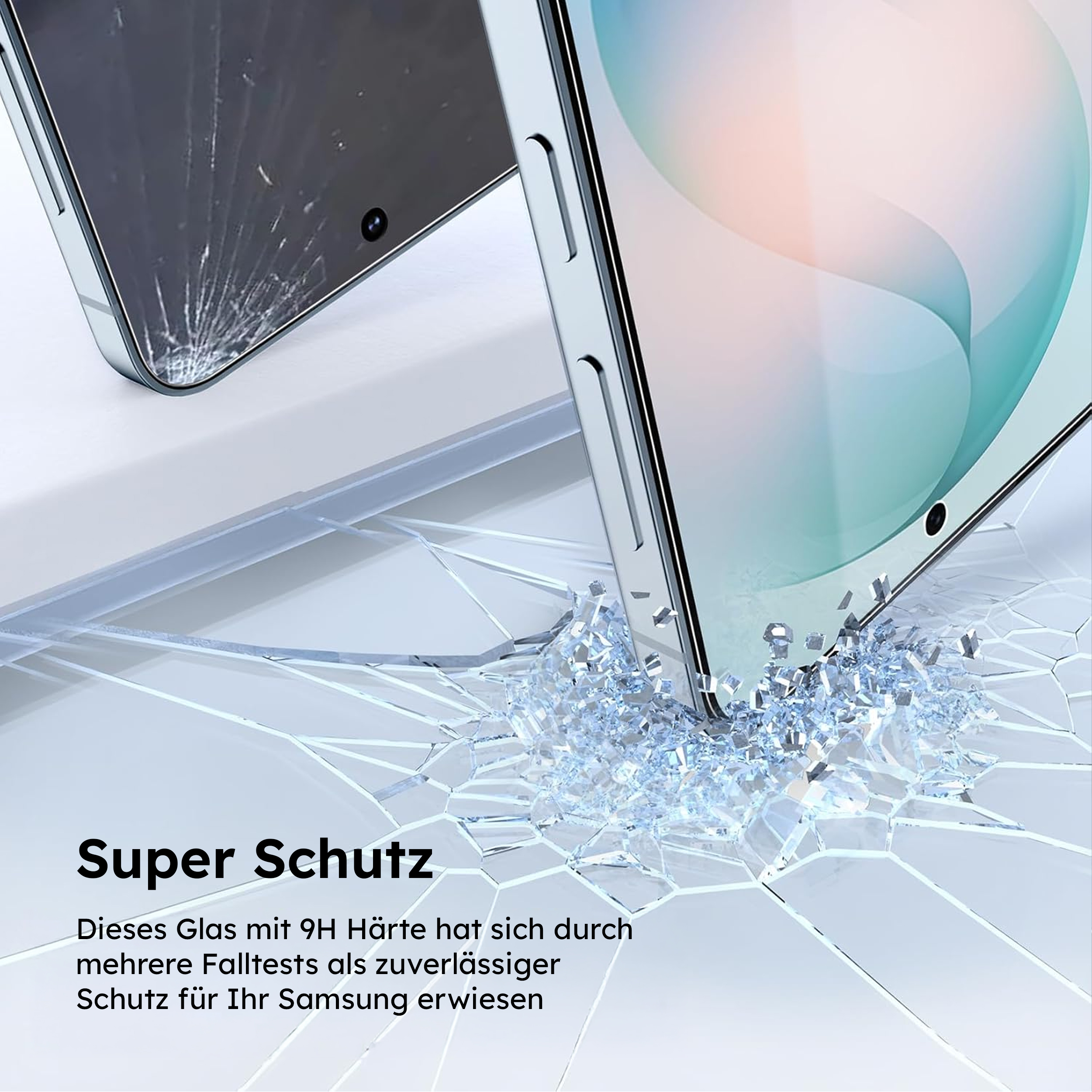alkaya. | A Shield | Displayschutzglas | 3D Full Cover transparent, Samsung S26