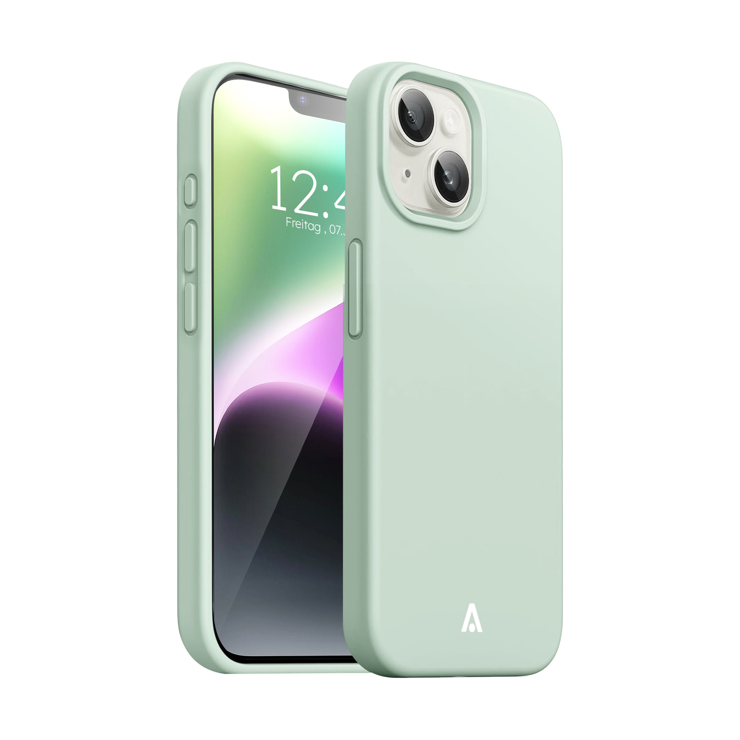 alkaya. | LUCID Silikon Case kompatibel mit Magsafe mint grün, iPhone 14