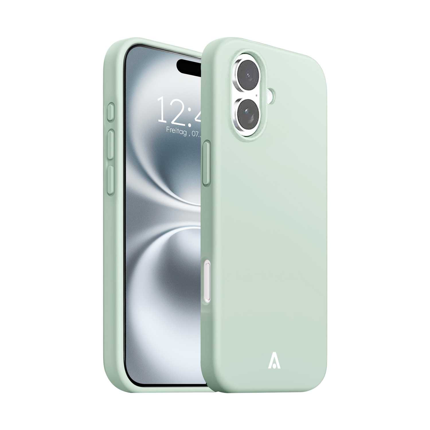 alkaya. | LUCID Silikon Case kompatibel mit Magsafe mint grün, iPhone 16 Plus
