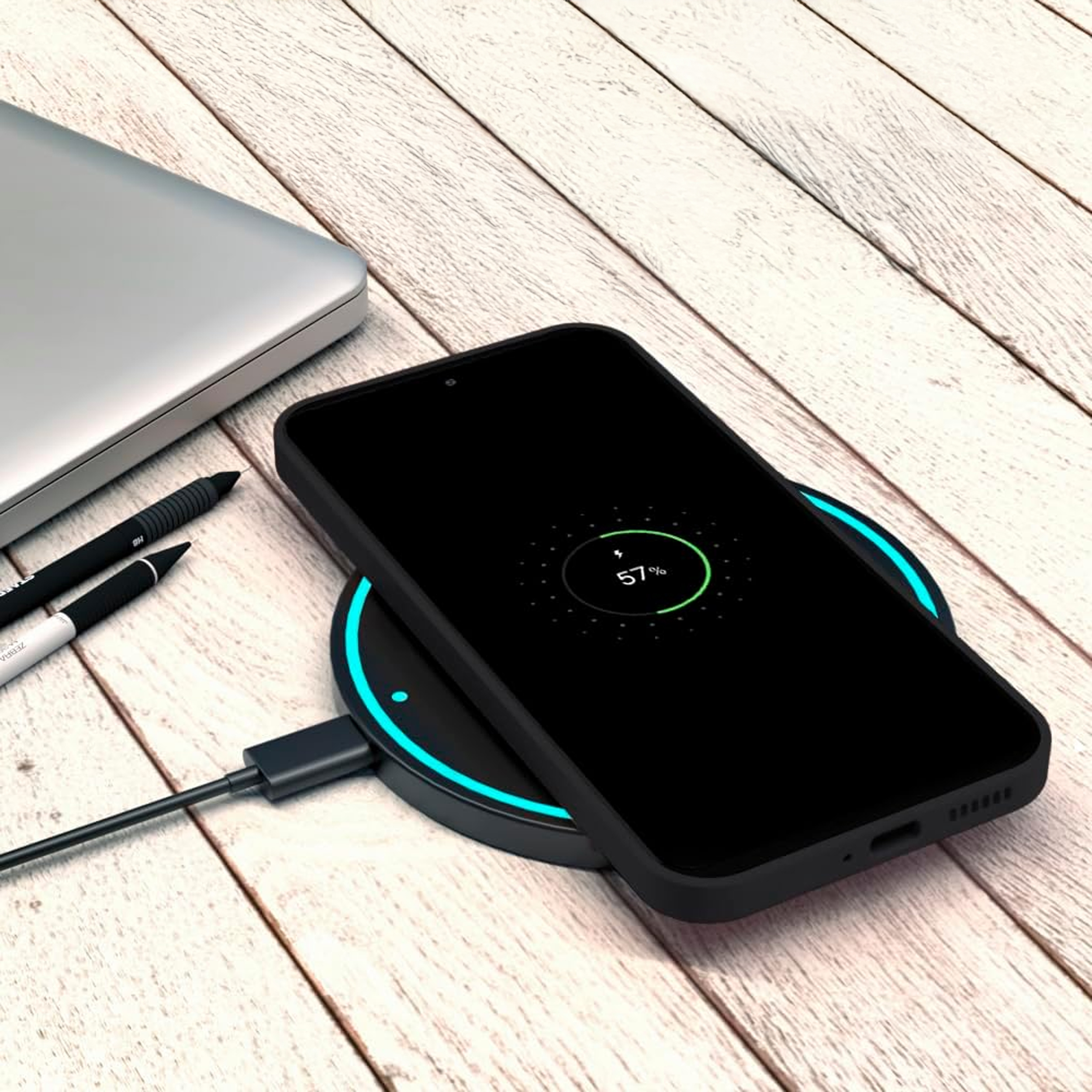 alkaya. | LUCID Silikon Case kompatibel mit Magsafe schwarz, Samsung S23+