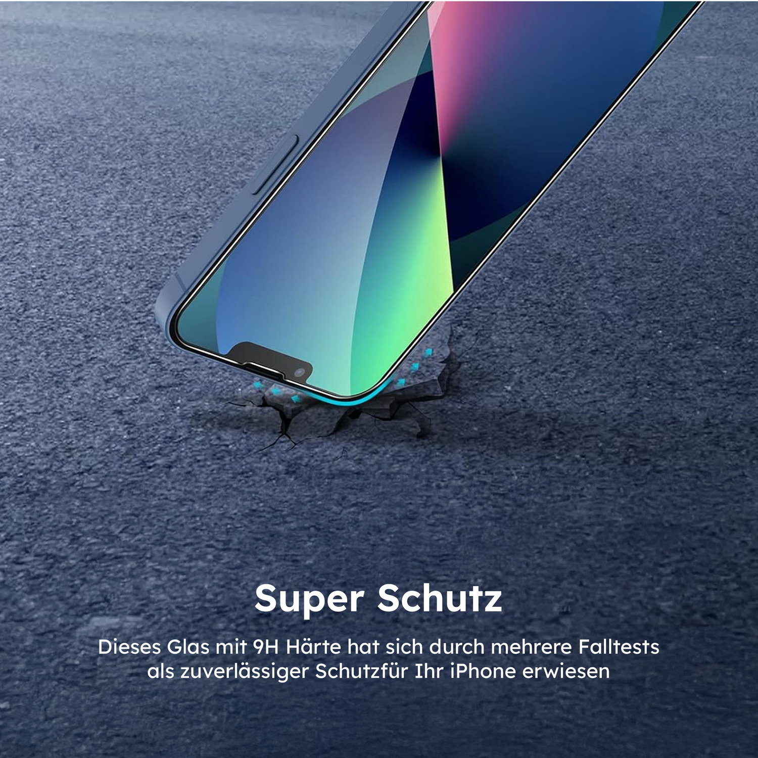 alkaya. | A Shield | Displayschutzglas | 3D Full Cover transparent, iPhone 14 Plus