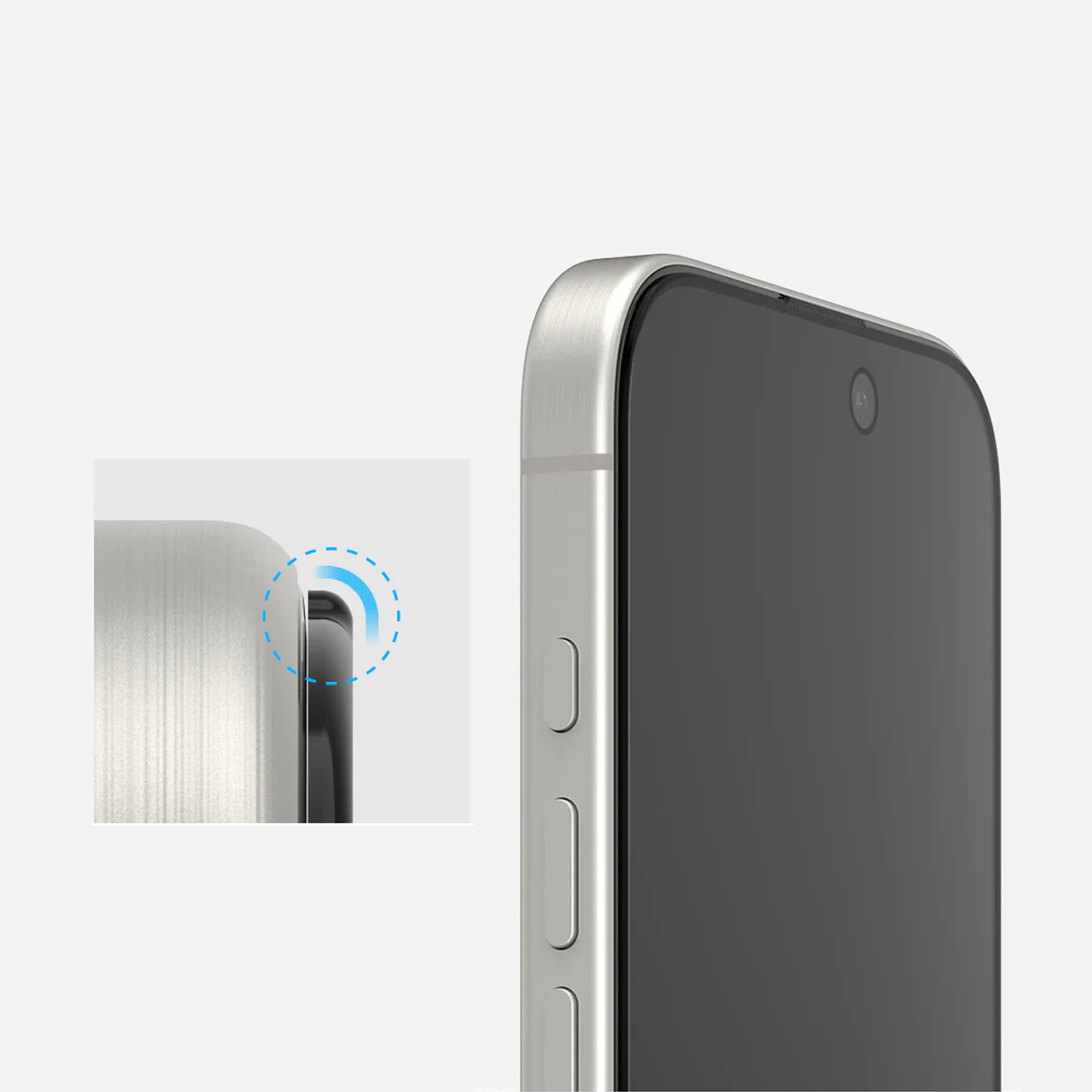 alkaya. | A Shield | Displayschutzglas | 3D Full Cover, Privacy iPhone 16 Pro Max