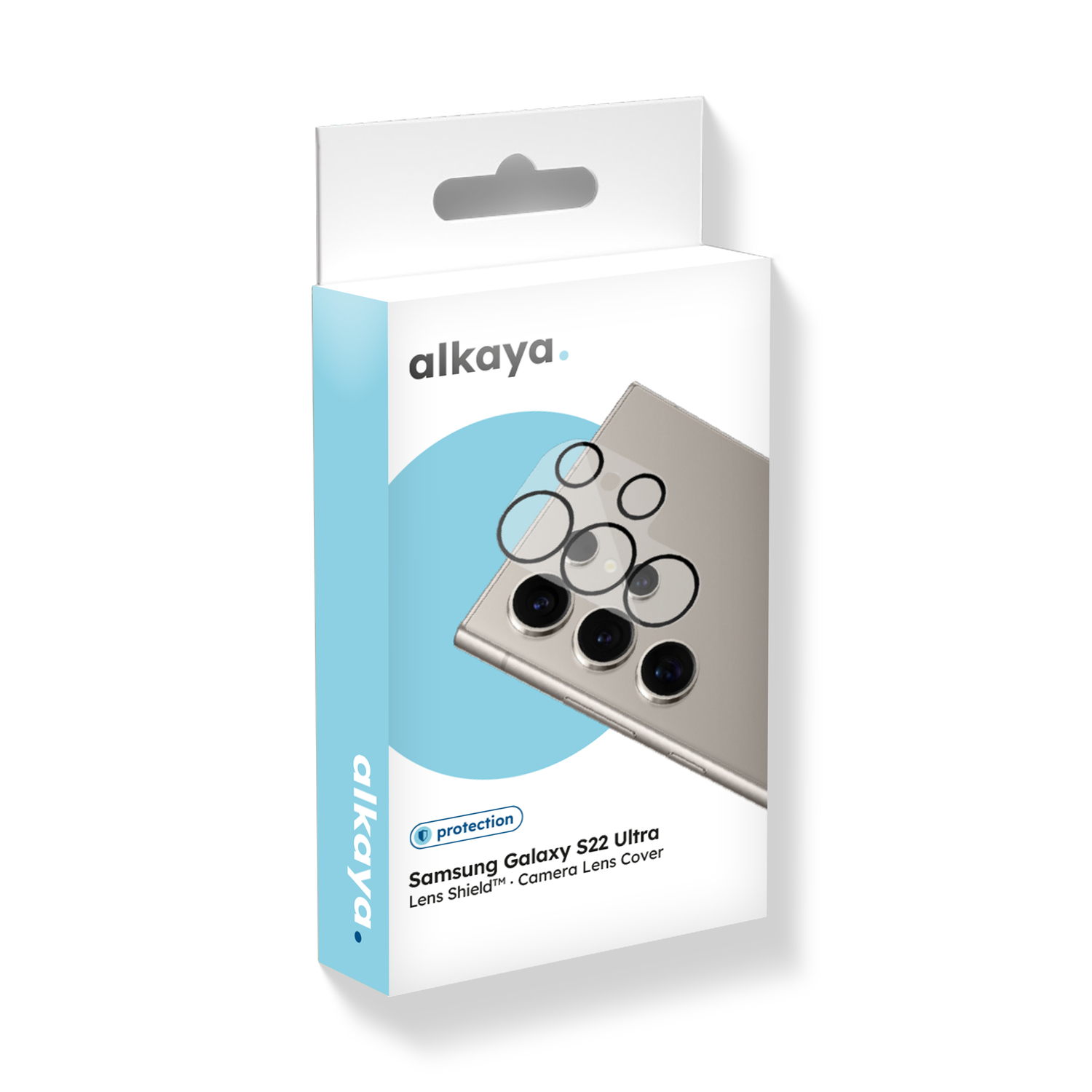 alkaya. | Lens Shield | Kameraschutzglas, Transparent Samsung S22 Ultra