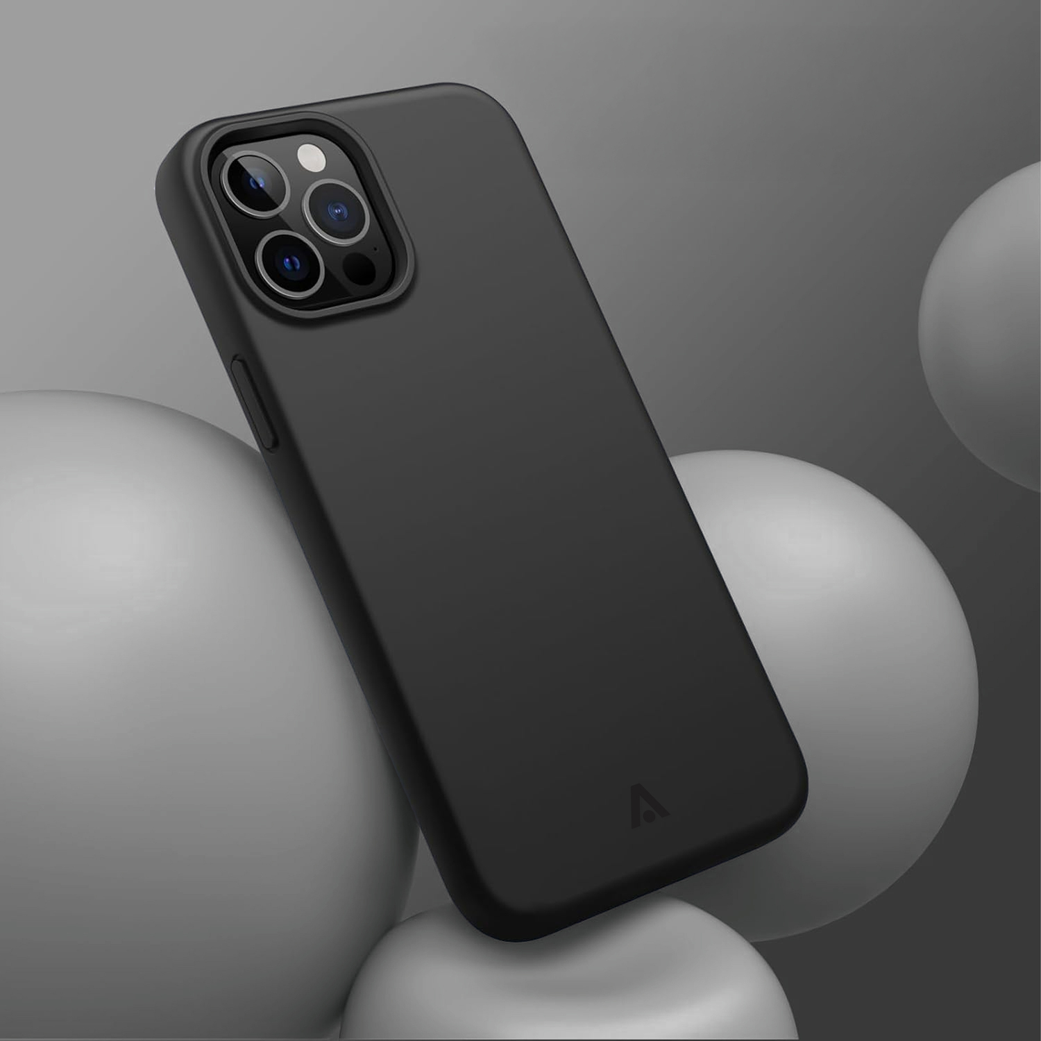 alkaya. | LUCID Silikon Case kompatibel mit Magsafe schwarz, iPhone 13 Pro Max