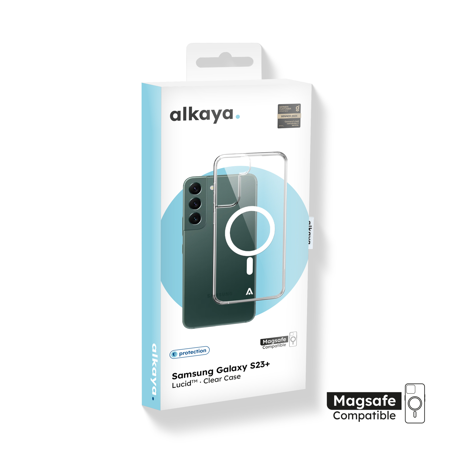 alkaya. | LUCID Clear Case kompatibel mit Magsafe transparent, Samsung S23+