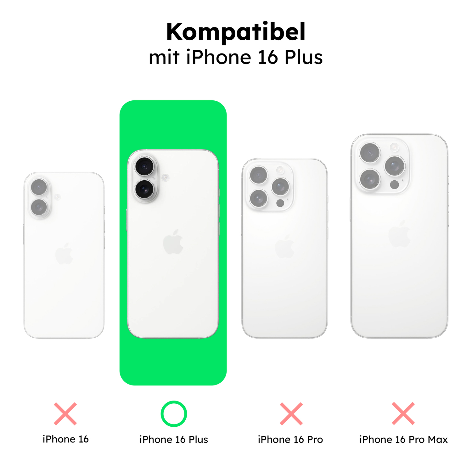 alkaya. | LUCID Silikon Case kompatibel mit Magsafe mint grün, iPhone 16 Plus