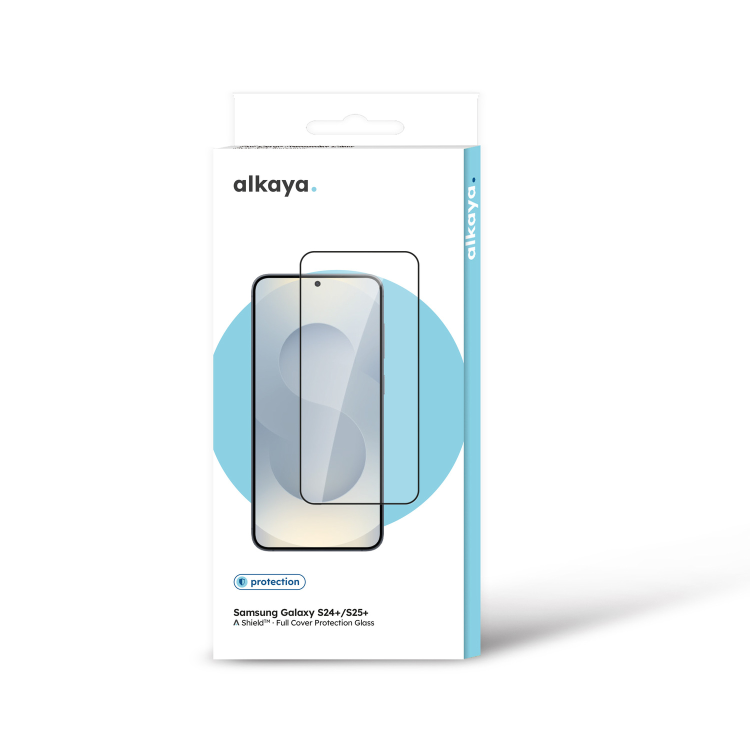 alkaya. | A Shield | Displayschutzglas | 3D Full Cover transparent, Samsung S24+ / S25+