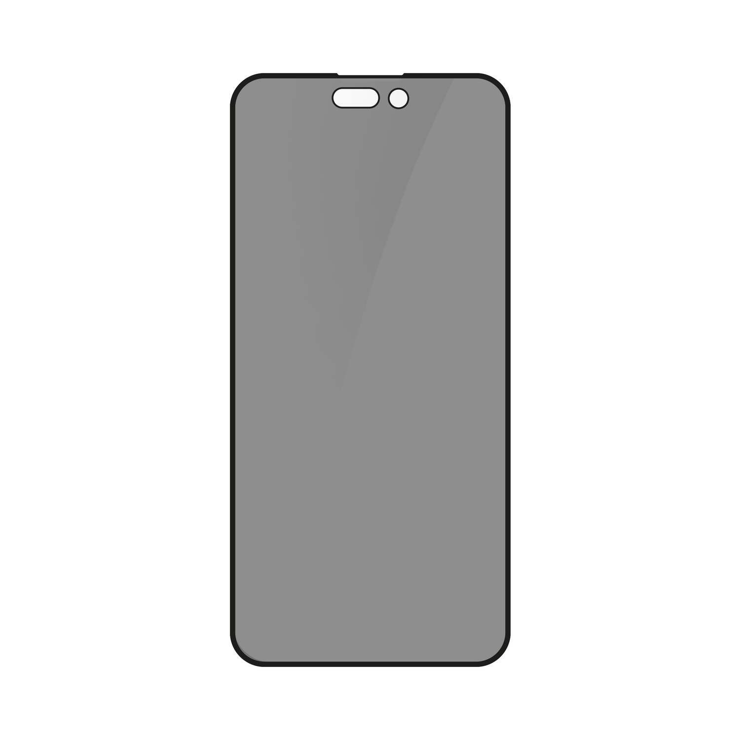 alkaya. | A Shield | Display-Sichtschutzglas | 3D Full Cover | Privacy, iPhone 15 Plus / 16 Plus