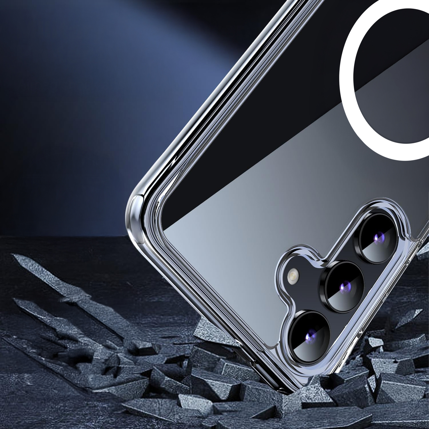 alkaya. | LUCID Clear Case kompatibel mit Magsafe transparent, Samsung S24