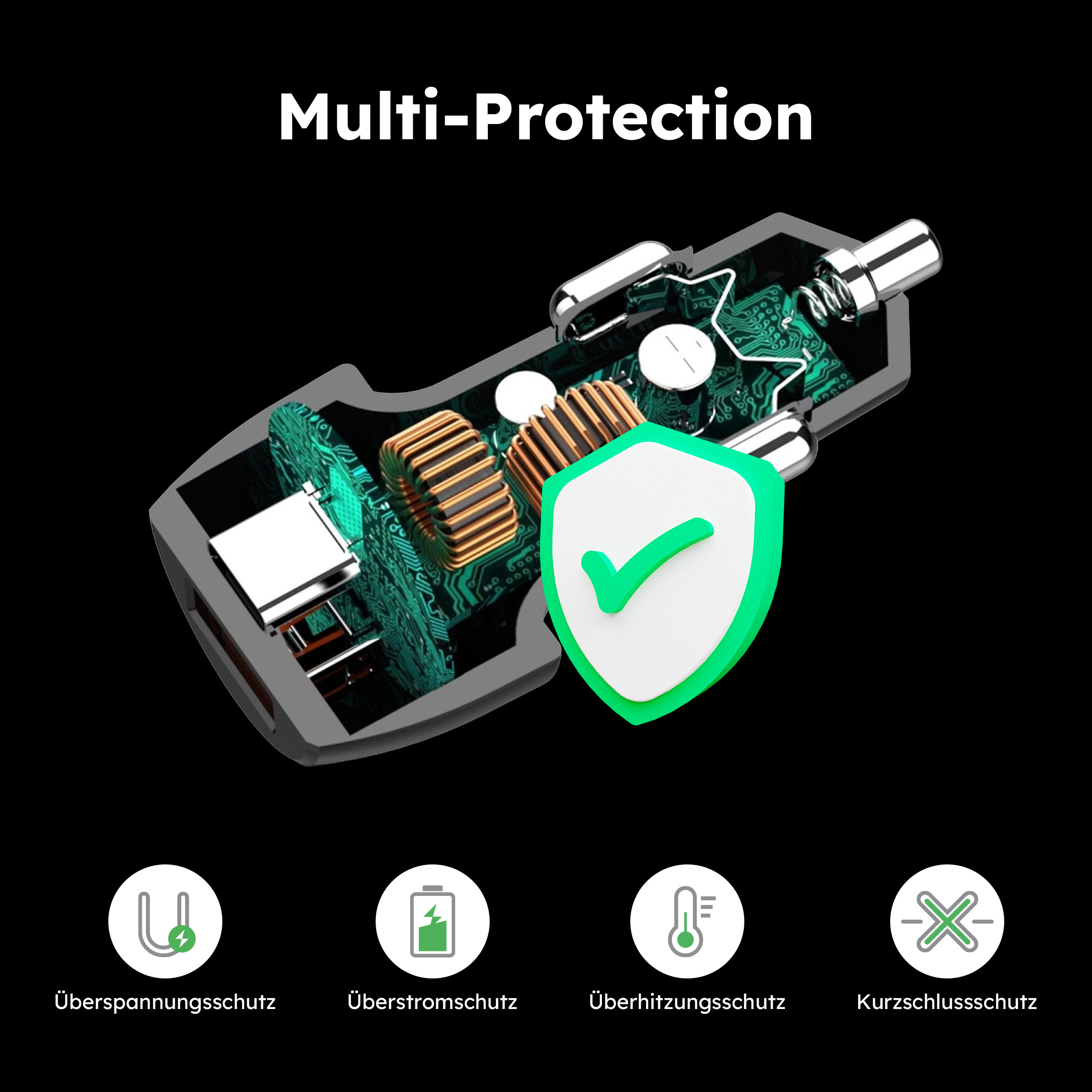 alkaya. | Nexus KFZ Charger Set für Zigaretten Anzünder / 12 Volt Anschluss
