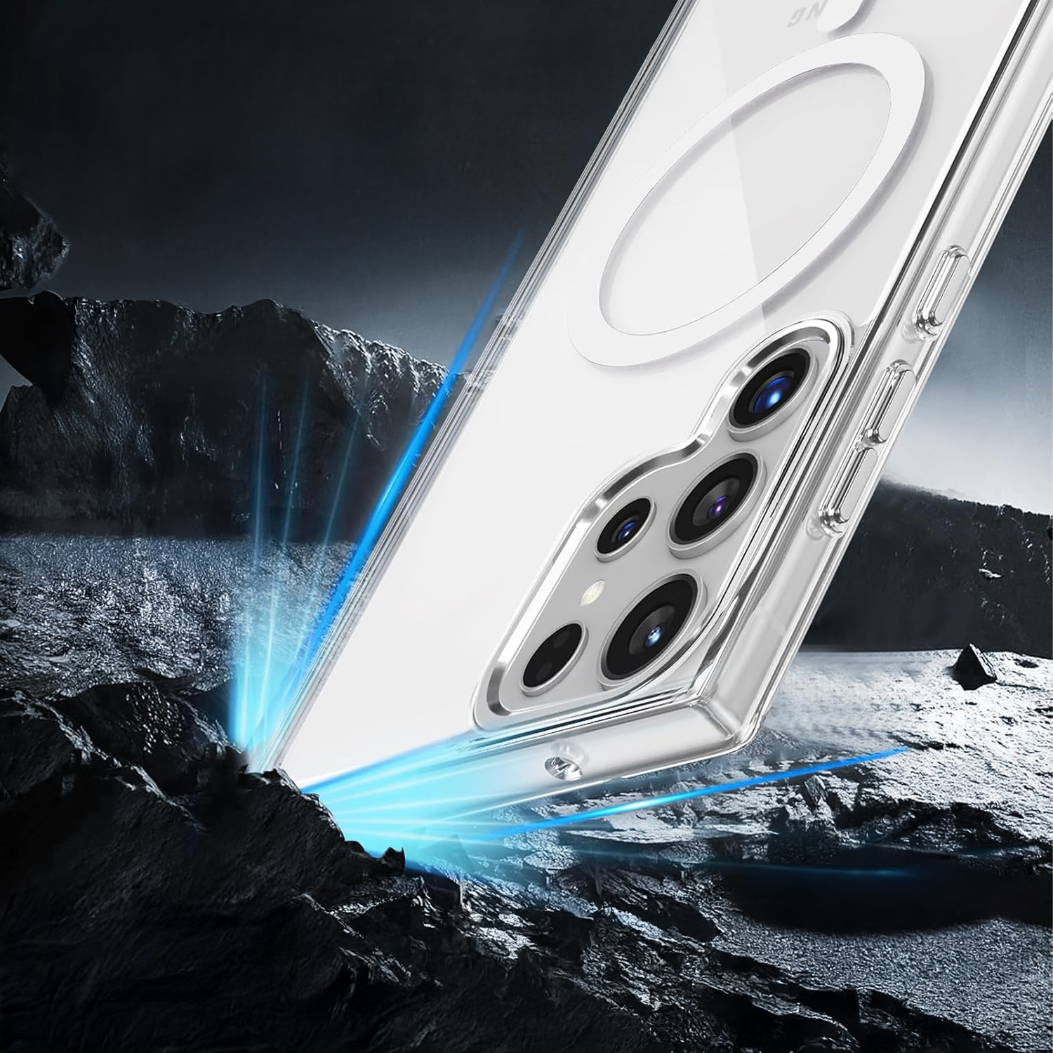 alkaya. | LUCID Clear Case kompatibel mit Magsafe transparent, Samsung S22 Ultra