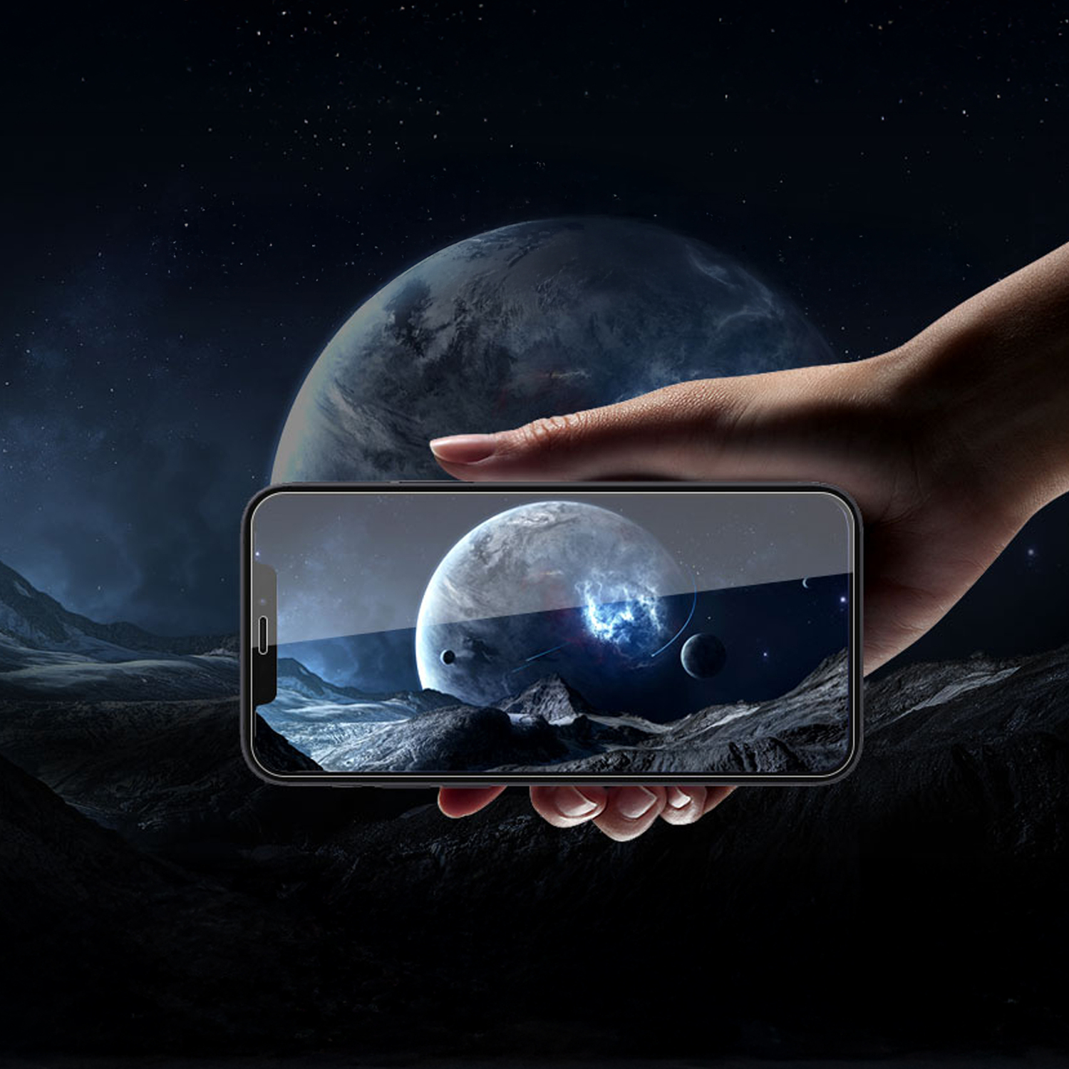 alkaya. | A Shield | Displayschutzglas | 3D Full Cover transparent, iPhone 12Pro Max