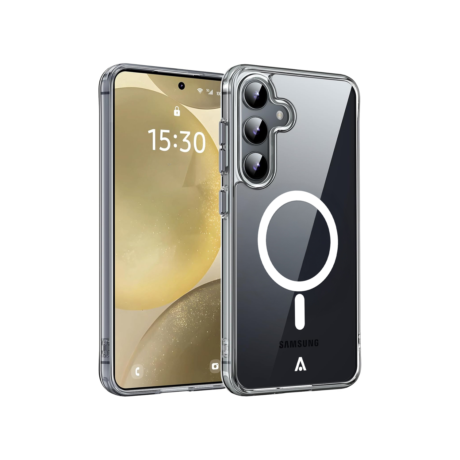 alkaya. | LUCID Clear Case kompatibel mit Magsafe transparent, Samsung S24+