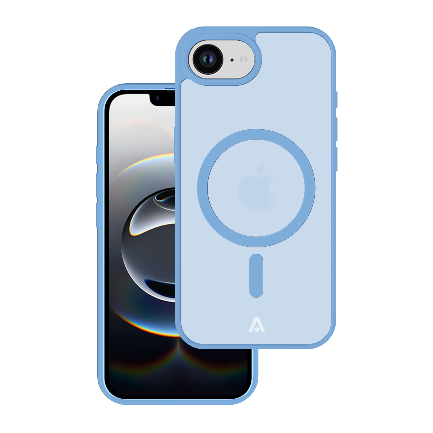 alkaya. | LUCID Protect Case kompatibel mit Magsafe  hellblau, iPhone 16e / 17e
